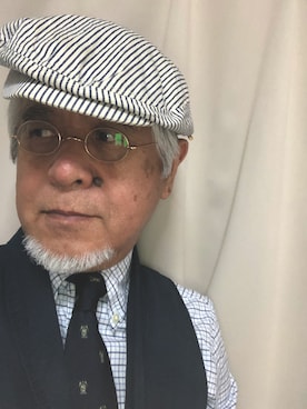 「Cou Cou!（クゥクゥ）のアイテム」を使った、しまうまおじさんさん（メンズ・165cm）の夏コーディネート