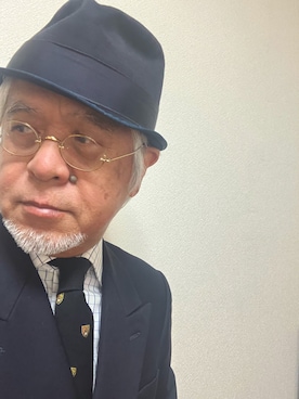 「アイテム（トップス）」を使った、しまうまおじさんさん（メンズ・165cm・70代）の秋コーディネート