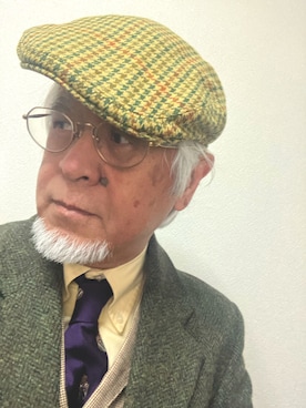 「HAVERSACK（ハバーザック）のアイテム」を使った、しまうまおじさんさん（メンズ・165cm）の冬コーディネート