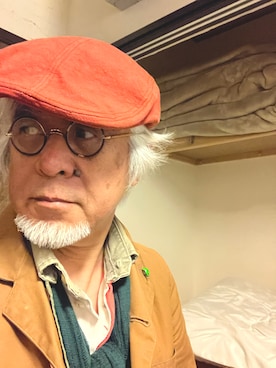 「アイテム（ファッション雑貨）」を使った、しまうまおじさんさん（メンズ・165cm・70代）の夏コーディネート