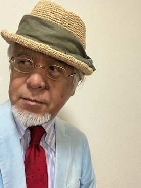 「Lunor（ルノア）のアイテム」を使った、しまうまおじさんさん（メンズ・165cm）の夏コーディネート