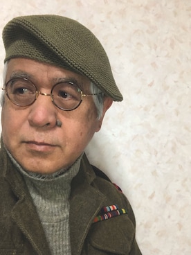 「homeworking（ホームワーキング）のアイテム」を使った、しまうまおじさんさん（メンズ・165cm）の冬コーディネート