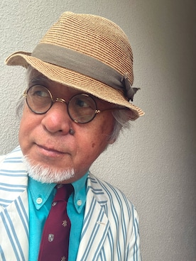 「J.CREW（ジェイクルー）のアイテム（シャツ/ブラウス）」を使った、しまうまおじさんさん（メンズ・165cm・70代）の夏コーディネート