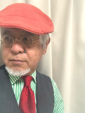 「Jacques Marceau（ジャックマルソー）のアイテム」を使った、しまうまおじさんさん（メンズ・165cm）の秋コーディネート