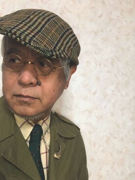 「HAVERSACK（ハバーザック）のアイテム（ジャケット/アウター）」を使った、しまうまおじさんさん（メンズ・165cm）の春コーディネート