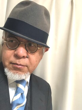 「アイテム（スーツセット）」を使った、しまうまおじさんさん（メンズ・165cm）の春コーディネート