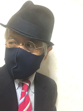 「アイテム（スーツセット）」を使った、しまうまおじさんさん（メンズ・165cm）の春コーディネート