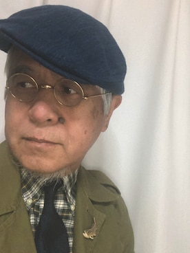 「HAVERSACK（ハバーザック）のアイテム（ジャケット/アウター）」を使った、しまうまおじさんさん（メンズ・165cm）の春コーディネート
