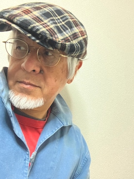 「POLO RALPH LAUREN（ポロ ラルフ ローレン）のアイテム（Tシャツ/カットソー、レッド系）」を使った、しまうまおじさんさん（メンズ・165cm）の春コーディネート