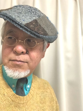 「MC GEORGE（マックジョージ）のアイテム」を使った、しまうまおじさんさん（メンズ・165cm）の冬コーディネート