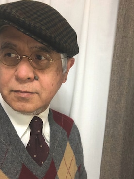 「MC GEORGE（マックジョージ）のアイテム」を使った、しまうまおじさんさん（メンズ・165cm）の冬コーディネート
