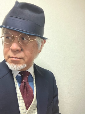 「HAVERSACK（ハバーザック）のアイテム」を使った、しまうまおじさんさん（メンズ・165cm）の冬コーディネート