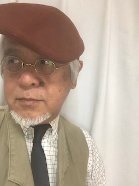 「Django Atour（ジャンゴアトゥール）のアイテム（トップス）」を使った、しまうまおじさんさん（メンズ・165cm）の夏コーディネート