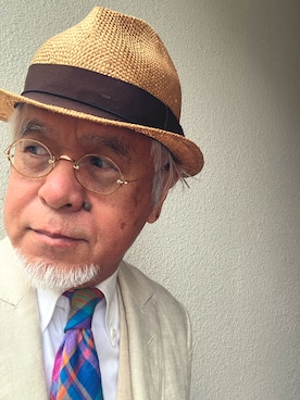 「アイテム（ジャケット/アウター）」を使った、しまうまおじさんさん（メンズ・165cm・70代）の秋コーディネート