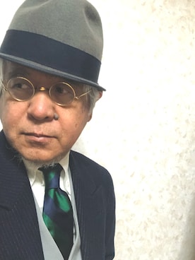 「AVON HOUSE（エーボンハウス）のアイテム」を使った、しまうまおじさんさん（メンズ・165cm）の春コーディネート