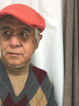 「MC GEORGE（マックジョージ）のアイテム」を使った、しまうまおじさんさん（メンズ・165cm）の冬コーディネート