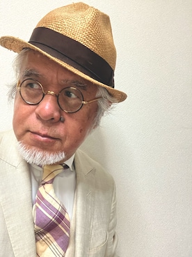 「鎌倉シャツ（カマクラシャツ）のアイテム（シャツ/ブラウス）」を使った、しまうまおじさんさん（メンズ・165cm・70代）の夏コーディネート