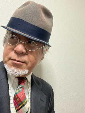 「鎌倉シャツ（カマクラシャツ）のアイテム（シャツ/ブラウス、ホワイト系）」を使った、しまうまおじさんさん（メンズ・165cm）の春コーディネート