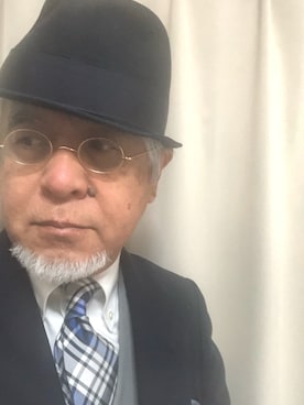 「アイテム（スーツセット）」を使った、しまうまおじさんさん（メンズ・165cm）の冬コーディネート