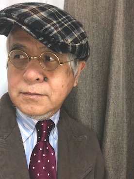 「Django Atour（ジャンゴアトゥール）のアイテム（カバーオール）」を使った、しまうまおじさんさん（メンズ・165cm）の冬コーディネート