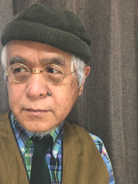 「キャップ」｜しまうまおじさんさん（メンズ・165cm・70代）の春コーディネート