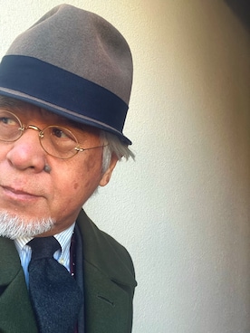 「アイテム（トップス）」を使った、しまうまおじさんさん（メンズ・165cm・70代）の冬コーディネート