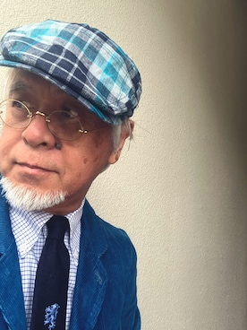 「アイテム（フォーマルスーツ/小物）」を使った、しまうまおじさんさん（メンズ・165cm）の秋コーディネート