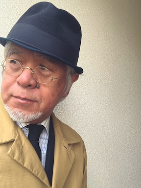 「アイテム（スーツセット）」を使った、しまうまおじさんさん（メンズ・165cm）の秋コーディネート