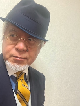 「アイテム（フォーマルスーツ/小物）」を使った、しまうまおじさんさん（メンズ・165cm）の冬コーディネート