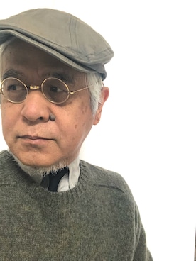 「GITMAN BROS.（ギットマンブラザーズ）のアイテム」を使った、しまうまおじさんさん（メンズ・165cm）の春コーディネート