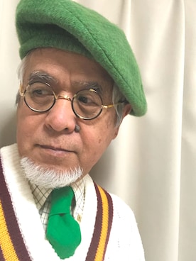 「A.C.C.Cのアイテム」を使った、しまうまおじさんさん（メンズ・165cm）の冬コーディネート