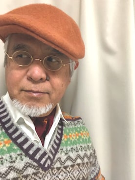 「synchronicity（シンクロニシティ）のアイテム」を使った、しまうまおじさんさん（メンズ・165cm）の冬コーディネート