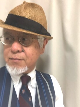 「PUB（パブ）のアイテム」を使った、しまうまおじさんさん（メンズ・165cm）の夏コーディネート