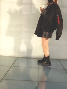 「FRP（エフアールピー）のアイテム」を使った、麗羅さん（レディース・150cm）の冬コーディネート