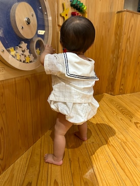 「アイテム（ママ＆ベビー）」を使った、rn8yyさん（キッズ・70cm）の夏コーディネート