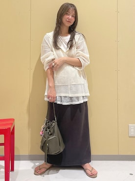 「Right-on（ライトオン）のアイテム」を使った、iwarisa_right_onさん（レディース・155cm）の夏コーディネート