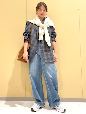 「SOMETHING（サムシング）のアイテム」を使った、iwarisa_right_onさん（レディース・155cm）の秋コーディネート