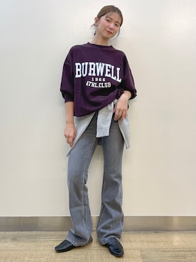 「SOMETHING（サムシング）のアイテム」を使った、iwarisa_right_onさん（レディース・155cm）の秋コーディネート