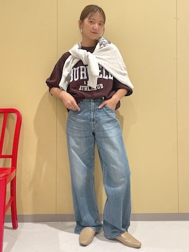 「SOMETHING（サムシング）のアイテム（パンツ）」を使った、iwarisa_right_onさん（レディース・155cm）の秋コーディネート