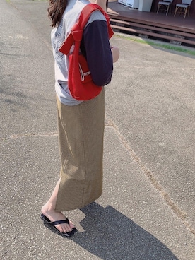 「LASTFRAME（ラストフレーム）のアイテム」を使った、iwarisa_right_onさん（レディース・155cm）の冬コーディネート