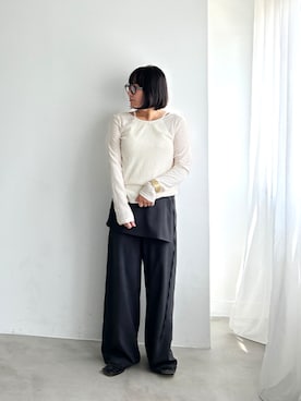 「STYLE DELI（スタイルデリ）のアイテム（パンツ）」を使った、STYELEDELIさん（レディース・157cm）の春コーディネート