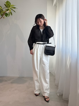 「STYLE DELI（スタイルデリ）のアイテム（パンツ）」を使った、STYELEDELIさん（レディース・157cm）の春コーディネート