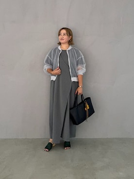 「アイテム（キーホルダー）」を使った、STYELEDELIさん（レディース・163cm）の秋コーディネート