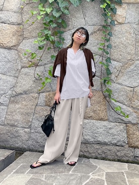 「STYLE DELI（スタイルデリ）のアイテム（トップス）」を使った、STYELEDELIさん（レディース・157cm）の春コーディネート