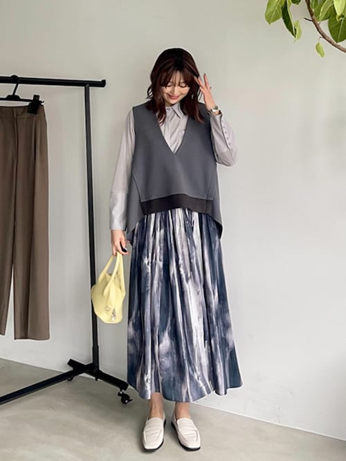 スタイルデリ STYLE DELI 微シアーストレッチメッシュシャツ （ホワイト） スタイルデリ STYLE DELI 微シアーストレッチメッシュシャツ