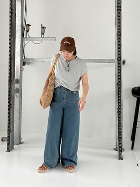 「STYLE DELI（スタイルデリ）のアイテム」を使った、STYELEDELIさん（レディース・157cm）の夏コーディネート