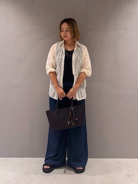 「STYLE DELI（スタイルデリ）のアイテム（パンツ）」を使った、STYELEDELIさん（レディース・163cm）の秋コーディネート