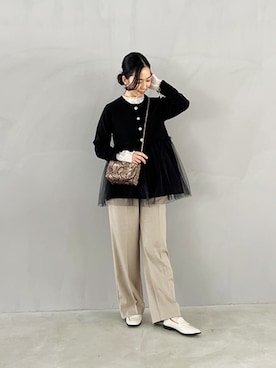 「STYLE DELI（スタイルデリ）のアイテム」を使った、STYELEDELIさん（レディース・157cm）の秋コーディネート