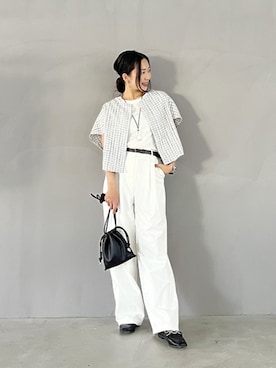 「STYLE DELI（スタイルデリ）のアイテム（パンツ）」を使った、STYELEDELIさん（レディース・157cm）の春コーディネート