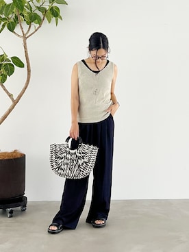 「STYLE DELI（スタイルデリ）のアイテム」を使った、STYELEDELIさん（レディース・157cm）の夏コーディネート